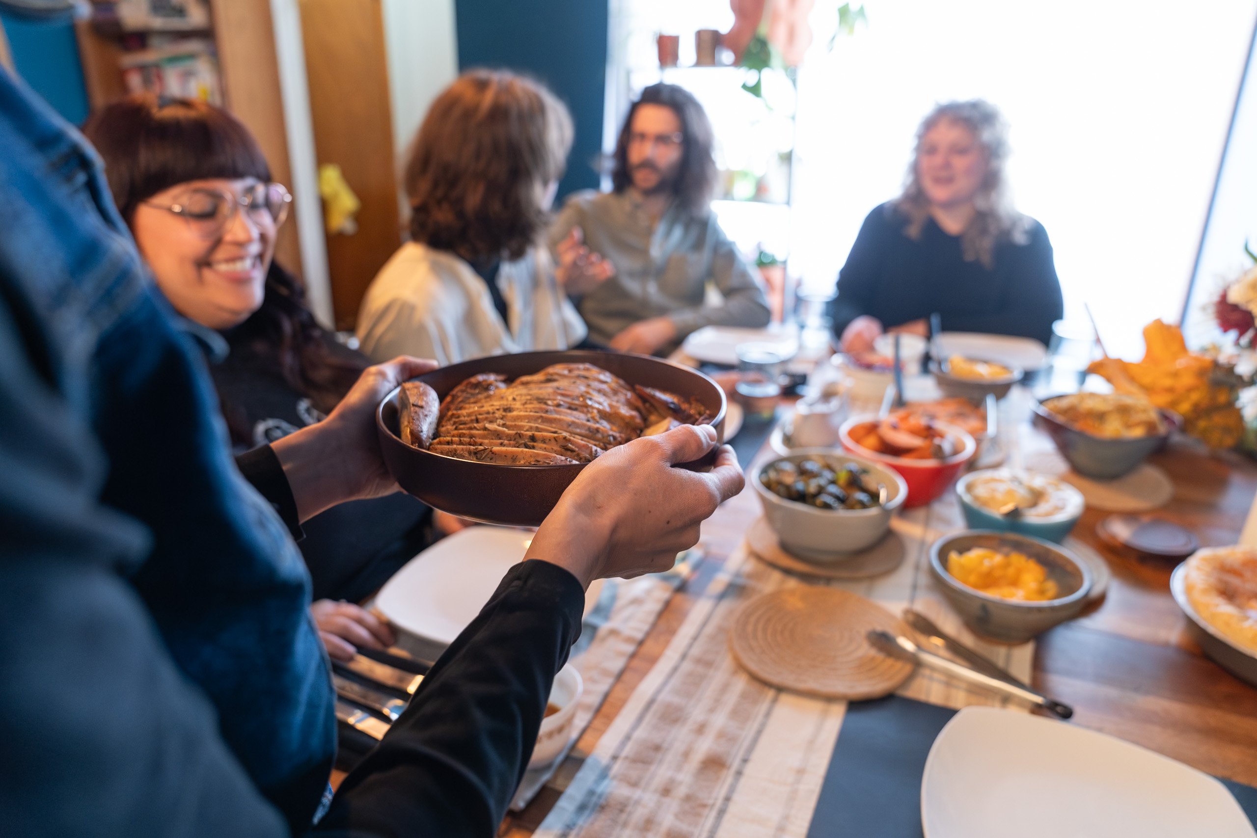 Serving inspiration: a roasted holiday turkey with herbs